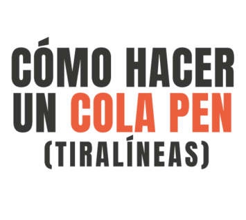 Cómo hacer un Cola Pen